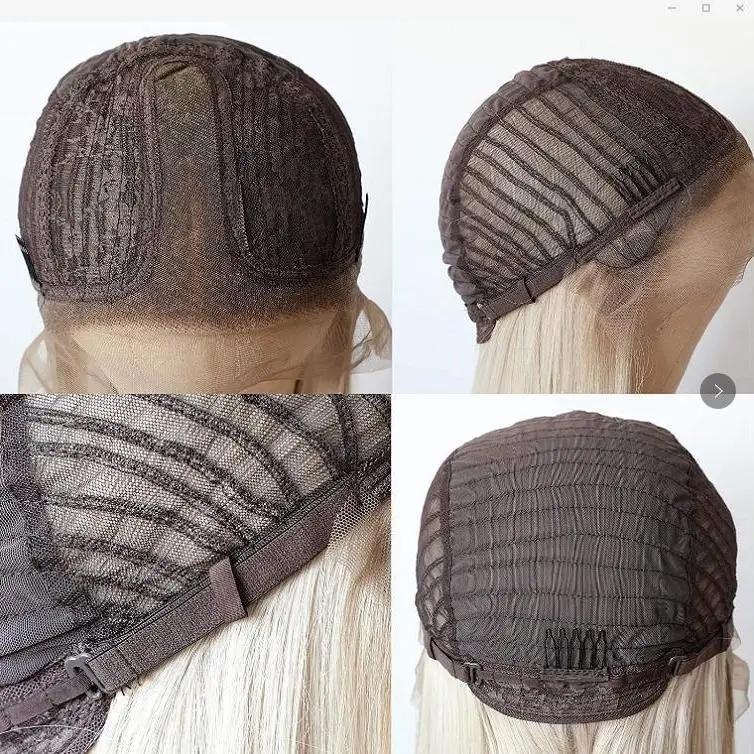 Parrucca anteriore in pizzo sintetico marrone rossastro donna 80CM può essere utilizzata per raddrizzare i capelli ricci parrucche Glueless Cosplay capelli pronti da indossare.