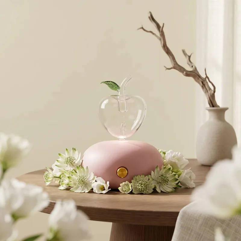 Solid Wood Cool Scent Essential Oil Diffuser, Rechargeable Automatic Fragrance Dispenser, Quiet Foggy Type for Home - view 3