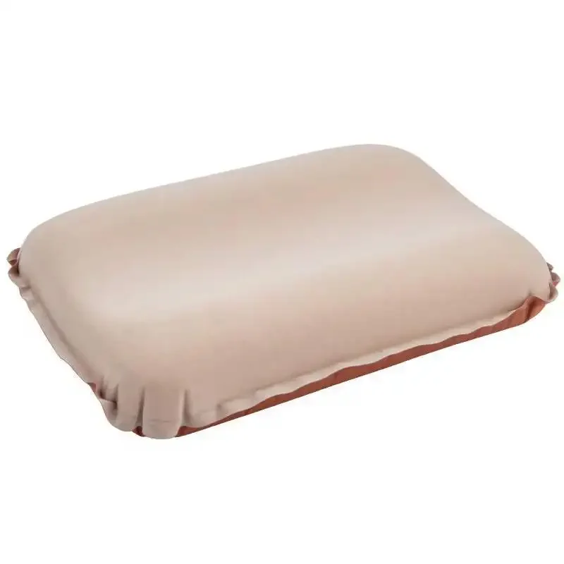 Outdoor travel comfortable  camping self-inflating memory foam pillow for hiking