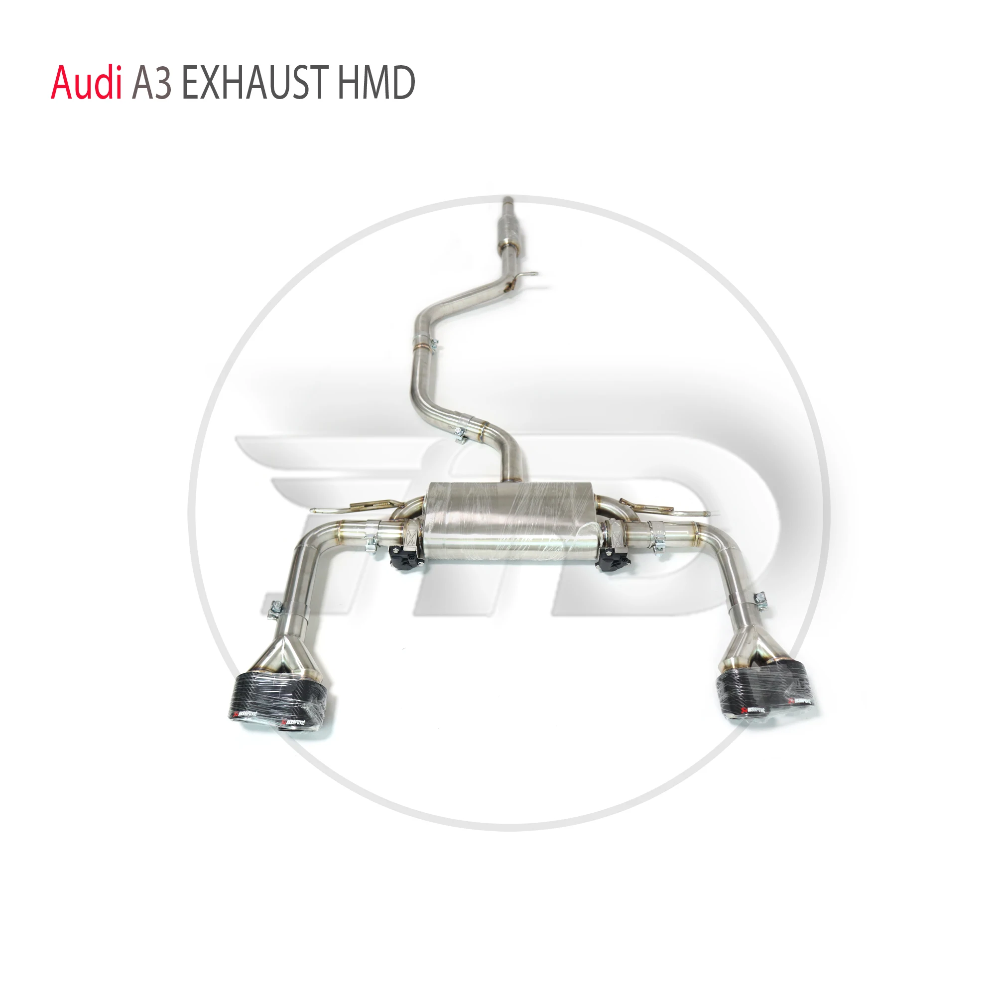 

HMD Stainless Steel Exhaust System Performance Catback For Audi A3 1.4T 1.8T 2.0T Auto Modification Electronic Valve Muffler