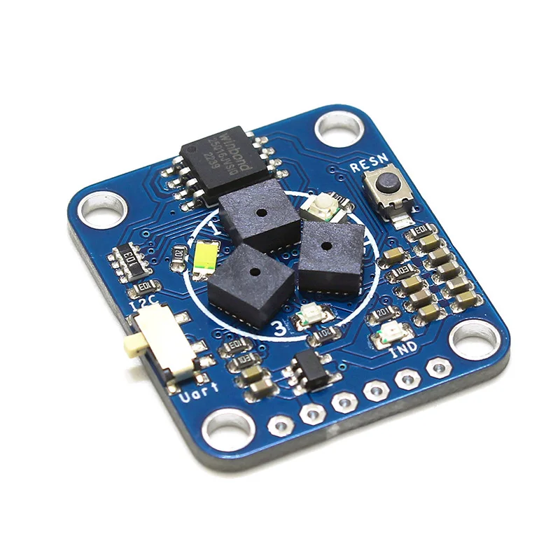 1pcs AS7265x Three in One Spectral Sensor Module AS72651 AS72652 AS72653 Covering the wavelength range of 410nm to 940nm