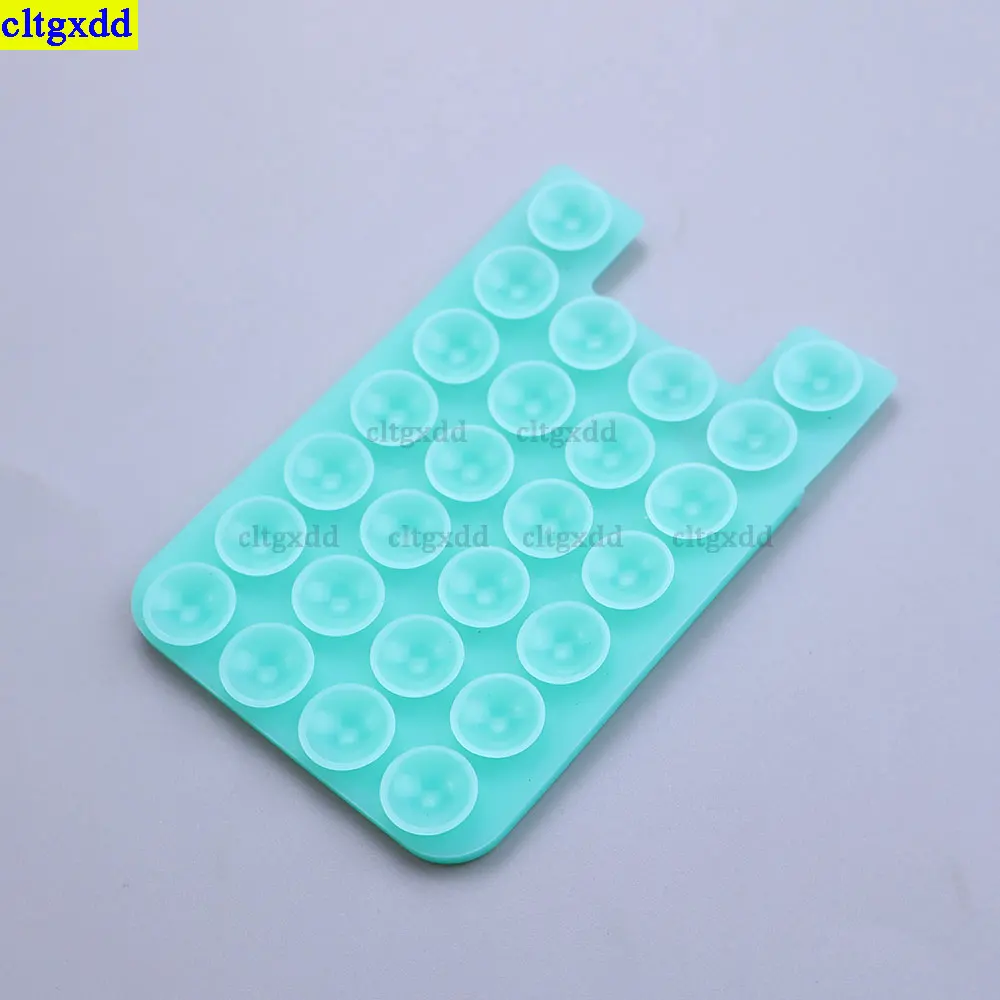 Cltgxdd цельный мобильный телефон силиконовая присоска настенный противоскользящий кронштейн портативный многофункциональный держатель для удостоверений личности кошелек