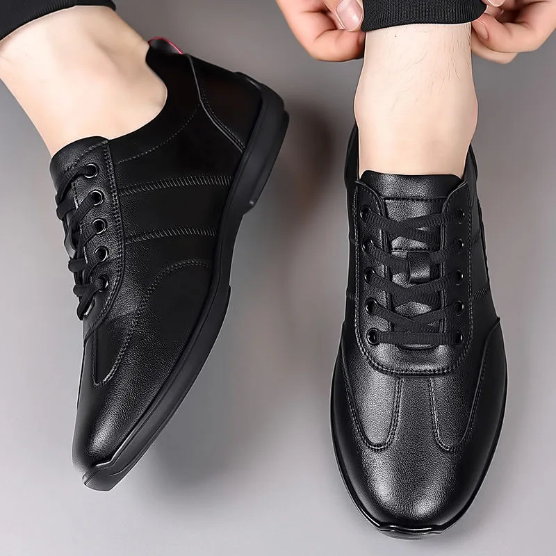 العلامة التجارية الكلاسيكية الكبار ممارسة الصينية التقليدية أحذية الكونغفو جلد طبيعي تاي تشي أحذية للجنسين مصمم فنون الدفاع عن النفس الأحذية #5