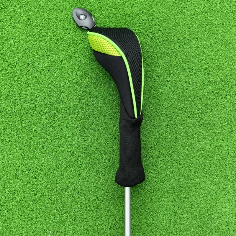 2 قطعة غطاء الرأس الهجين جولف طويل الرقبة الهجين رئيس يغطي UT نوادي الغولف يغطي 2 قطعة اللون الأخضر