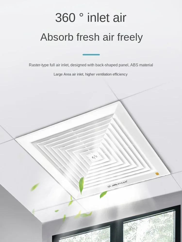 

Потолочный вытяжной вентилятор Jinling, подвесной потолочный вытяжной вентилятор, всасывающий потолочный вытяжной вентилятор, мощная бесшумная мощная вентиляция