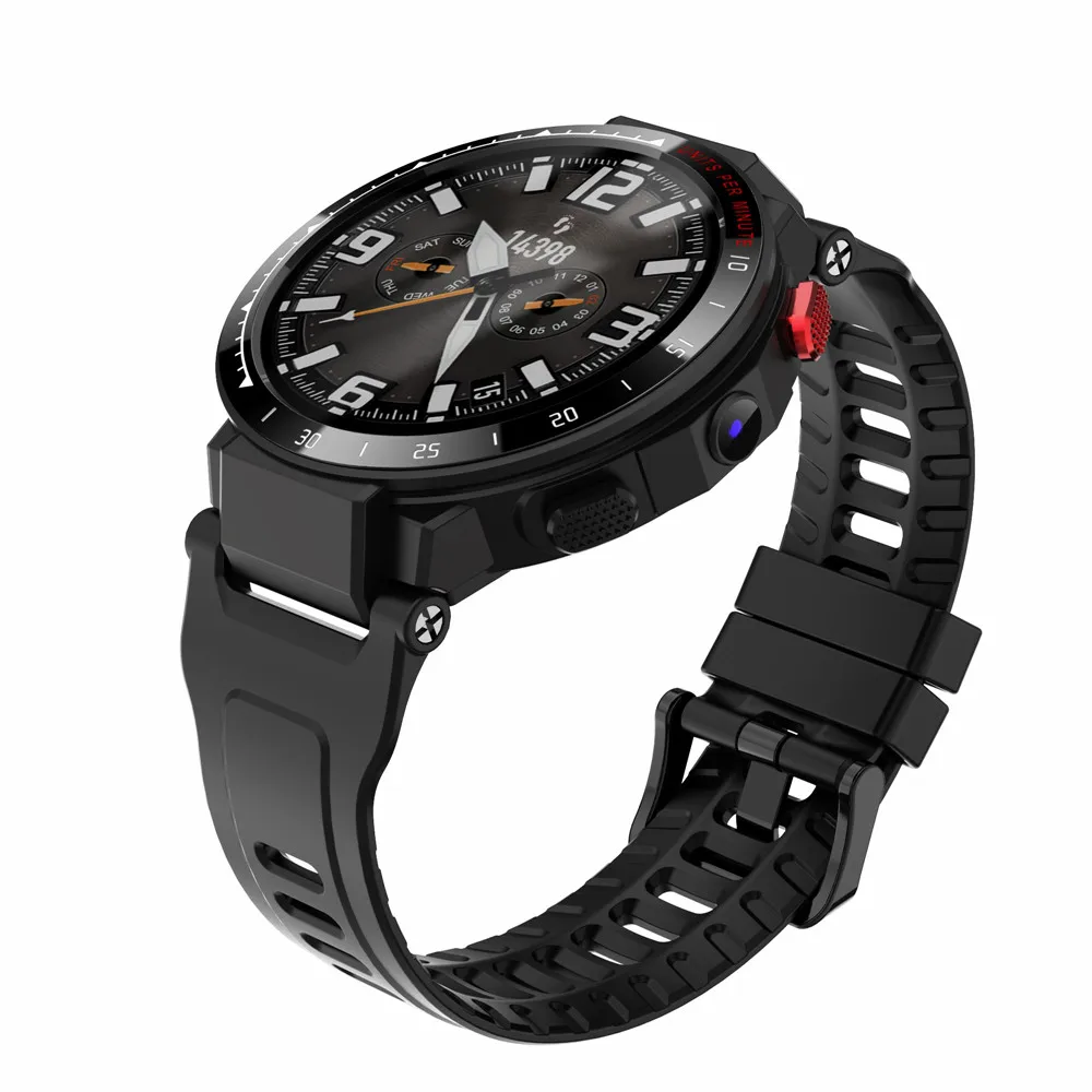 Watchesfactory ساعة ذكية Z35 أندرويد 7.1 ساعة ذكية 2GB + 16GB 4G GPS Wifi ساعة ذكية للرجال ساعة ذكية مع كاميرا Sim مدعومة