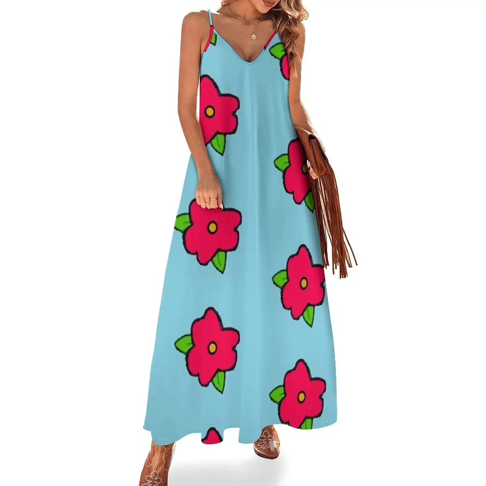 King Size Homer Muumuu Flower Sleeveless Dress dresses summer women dresses womans clothing Woman dresses Dress