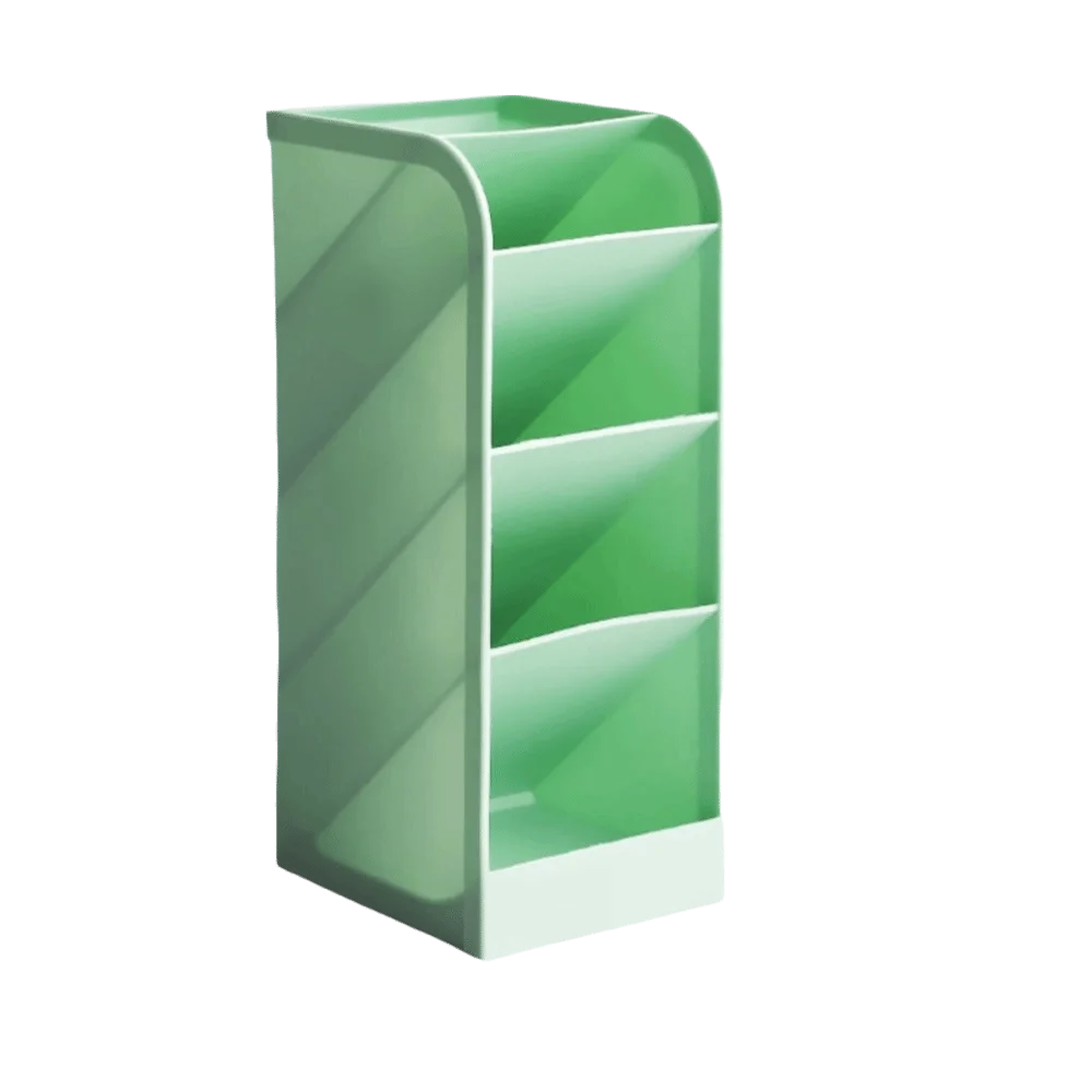 Oblique Insertion Type Plastic Pen Holder Plastic Material Large Capacity Large Capacity Pen Container High Quality