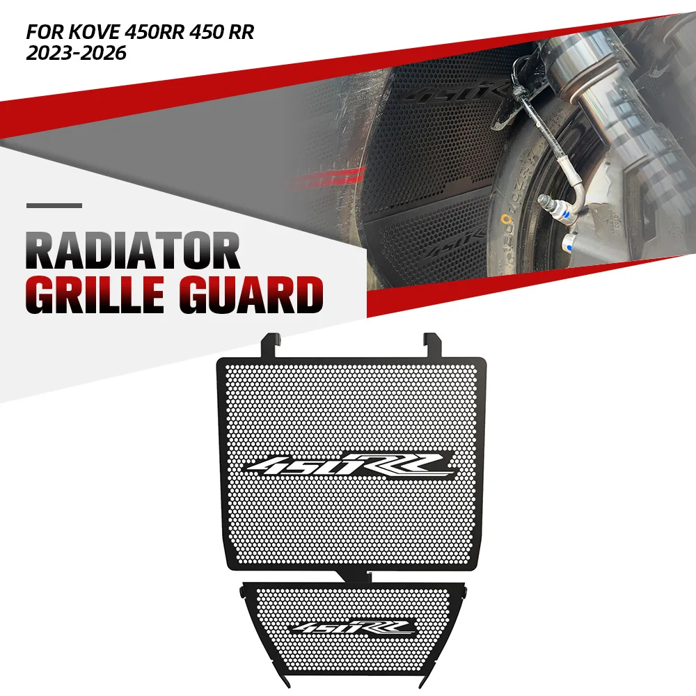 

FOR KOVE 450RR 450 RR 2023-2024-2025-2026 Motorcycle Accessories CNC Radiator Grille Cover Guard Protection Protetor Water tank