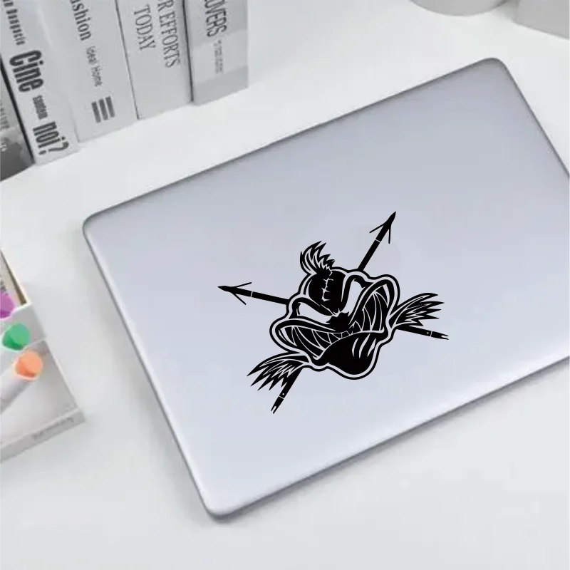 

Car Sticker Fashion Fish Angry javelin fish bone fishing Sticker Car Body Creative Decals Decor Accessories #245