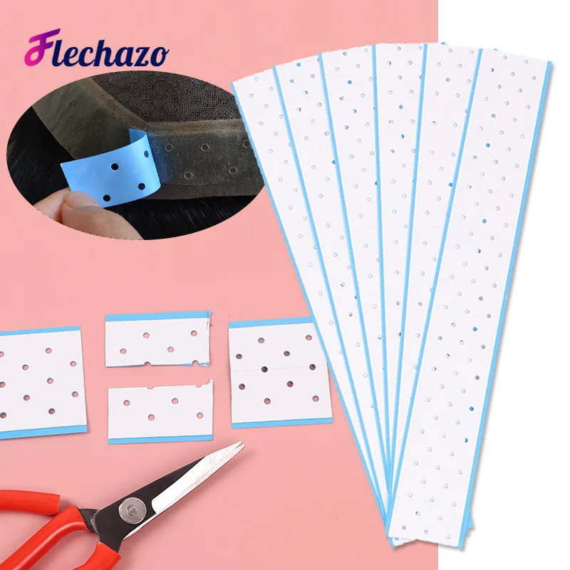 

Blue Tape Adhesive Glue Best Walker Tape Lace Front Tape Extenda-Bond Plus Double-Sided Wig Tape with Breathing Holes 10 Pieces