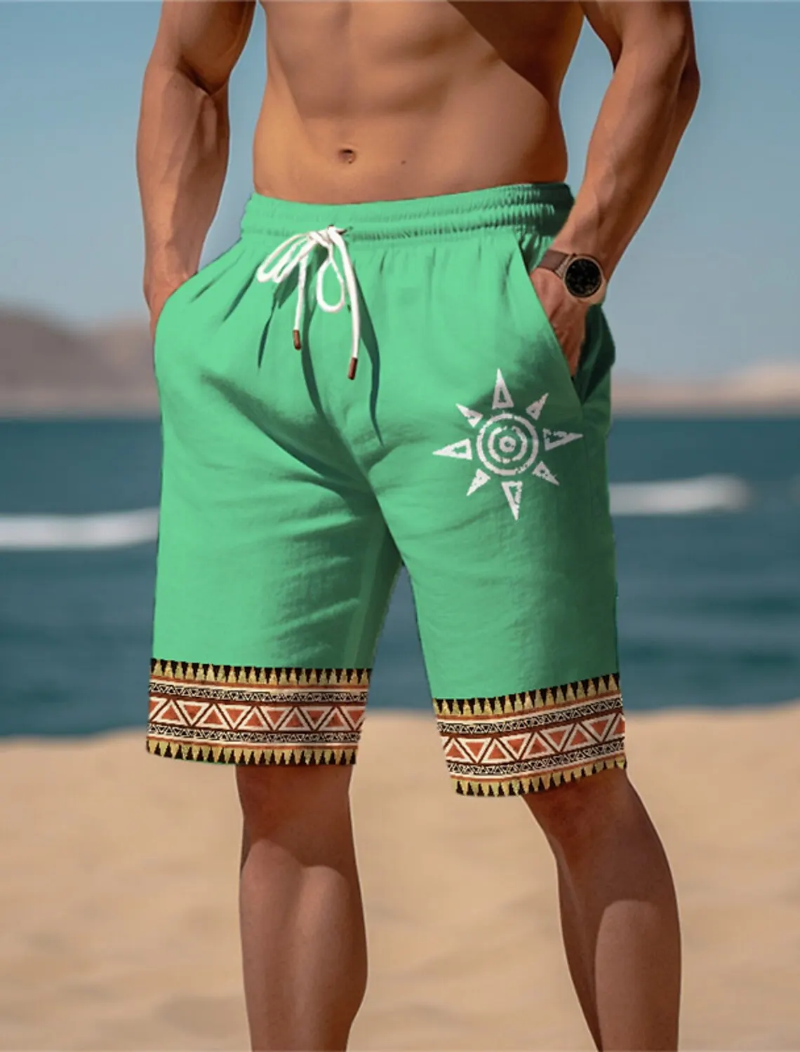 Pantalones cortos con estampado 3D de girasol para Hombre, Shorts transpirables de verano, Ropa de calle para Fitness