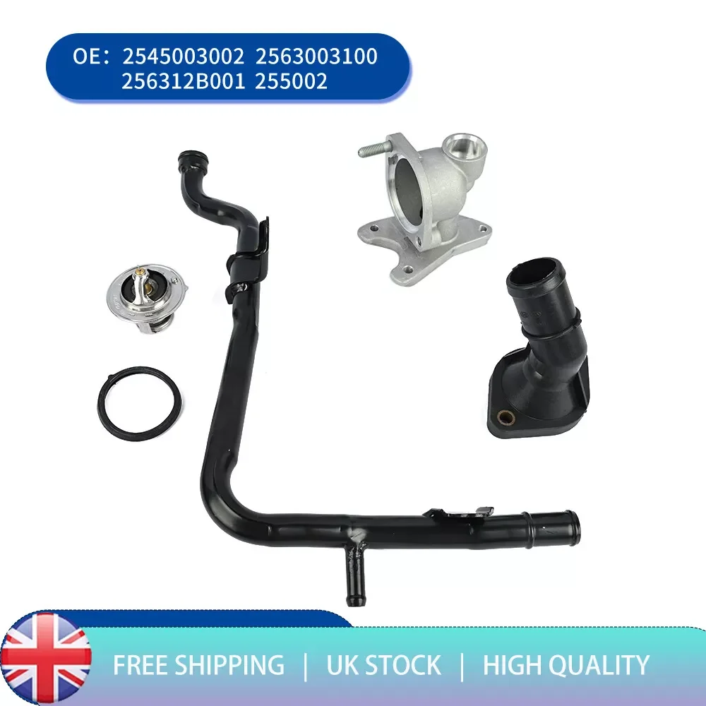 

Thermostat Housing & Coolant Pipe For Hyundai For I10 For I20 Metal ABS Material OEM Number 256312B001 255002B000