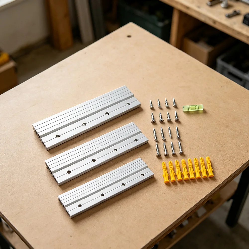 Duty Cleat Wall Mounting Kit Aluminum Alloy Interlocking Z Clips For Picture Mirror Panel Hanging Hardware