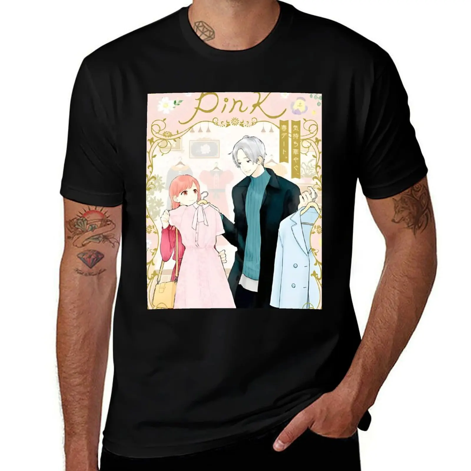 

Yubisaki to Renren-Nagi Itsuomi, Itose Yuki T-Shirt summer top clothes summer shirt mens shirts graphic tee