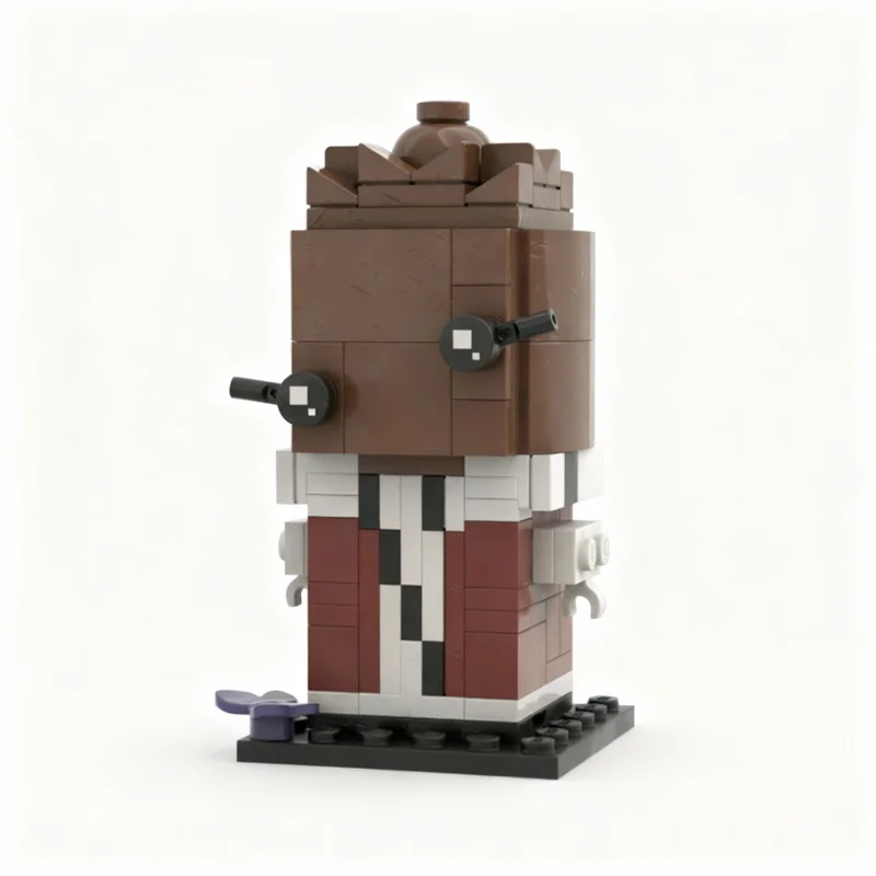 133 個 MOC クイニー ブリックヘッド アメージング デジタル ブリックヘッドズ モデル ビルディング ブロック 建設 クリスマス ギフト おもちゃ 子供