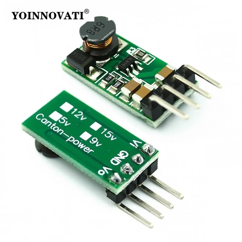 Ultra-Compact DC-DC Boost Converter Module - Step-Up 3.3V/3.7V/4.5V/5V to 12V for Smart Home & DIY Electronics