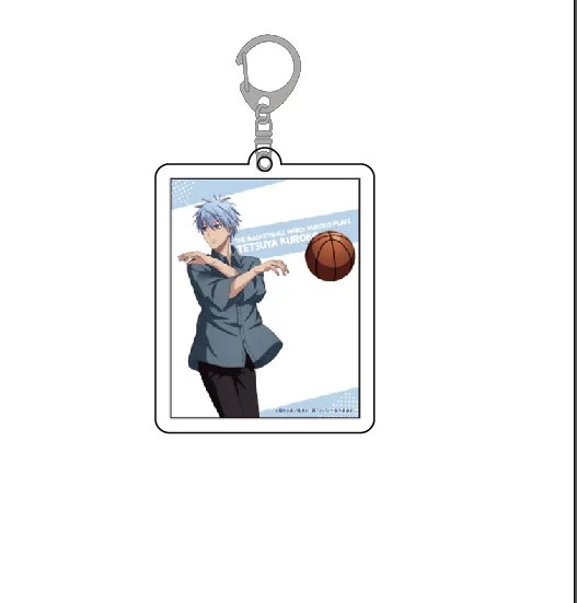 Game Tetsuya Taiga Atsushi Murasakibara Shintaro Midorima Keychain Doll Anime Seijuro Akashi Acrylic Keyring Pendant for Gift