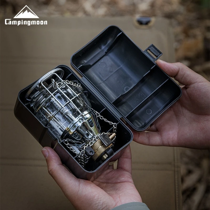 

CAMPINGMOON T-4 Наружное освещение, Свет для палатки, Портативный небольшой фонарь среднего размера, Газовый фонарь для кемпинга