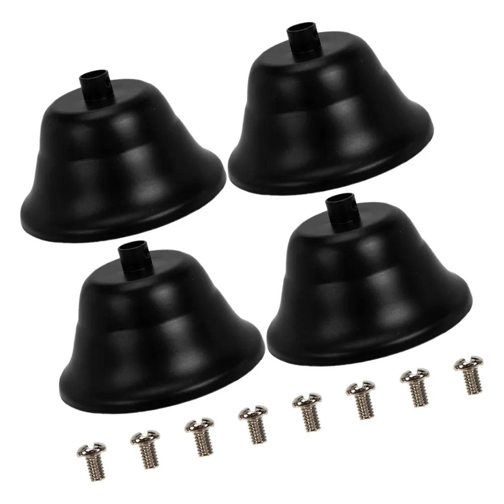 

4 Pcs Metal Canopy Plate Ceiling Canopy Metal Plate for Pendant Light Fixture Installation Kit Crystal Lamp Shades
