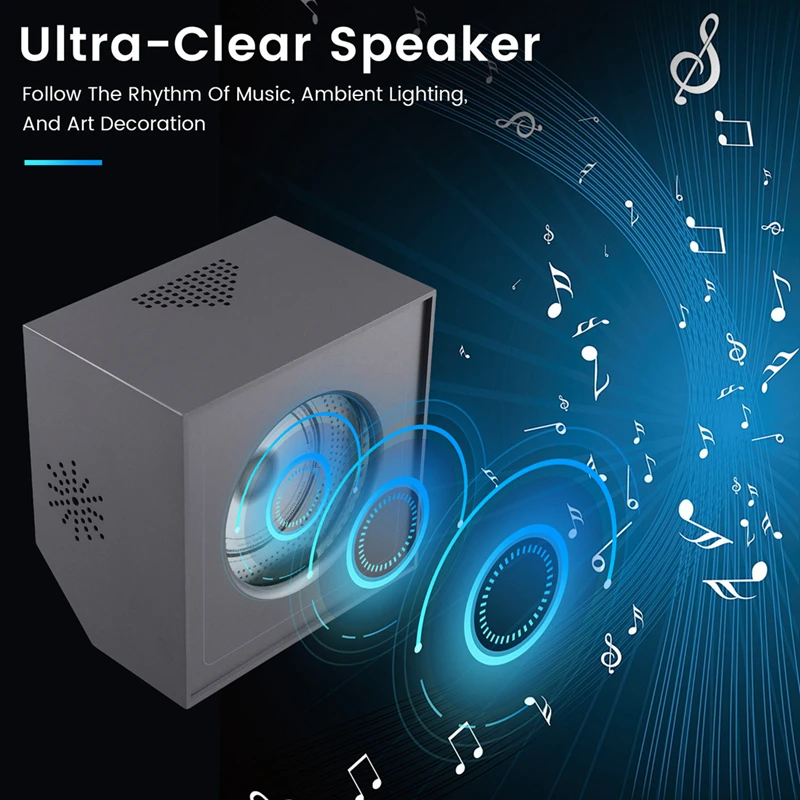 Magnetic Rhythm Ambient Light Sound Portable Magnetic Pickup Sound Visualization Magnetic Rhythm For Home