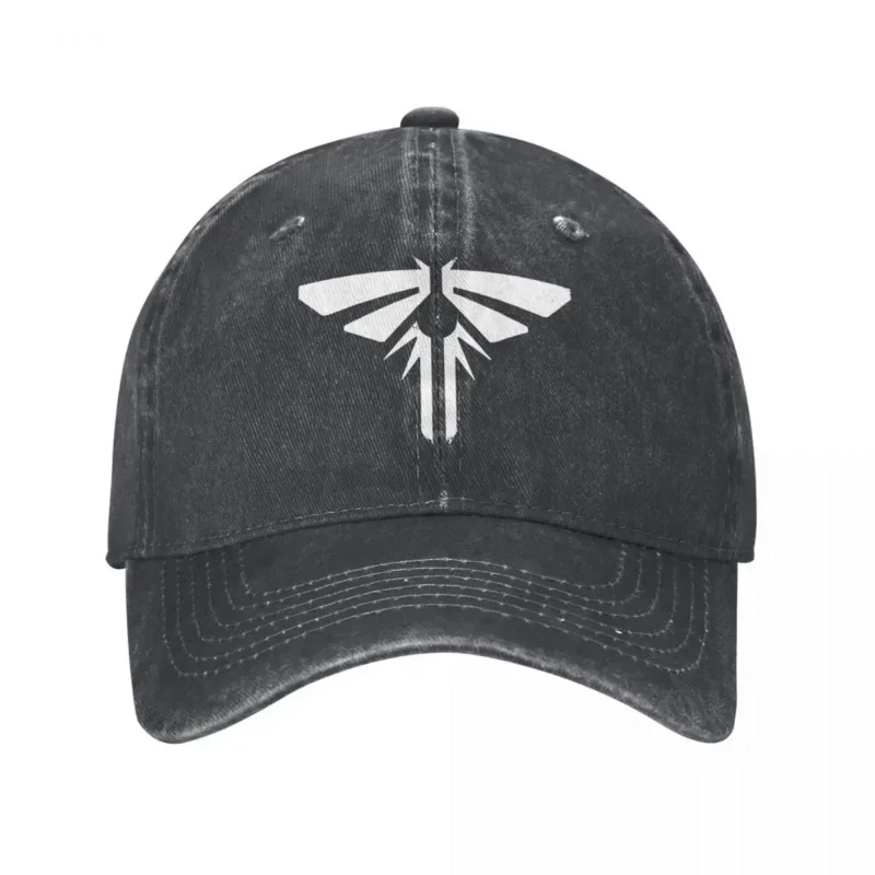 TLOU The Last Of Us Unisex Style Baseball Cap Fireflies Logo Distressed Denim Caps Hat Casual Outdoor Activities Sun Cap