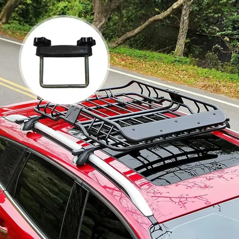 6/8CM Roof Rack Clamps Roof Box U-Bracket Clamp With Locking Nut Removable Rod U-Bolt Clamps Mounting Fitting view 2
