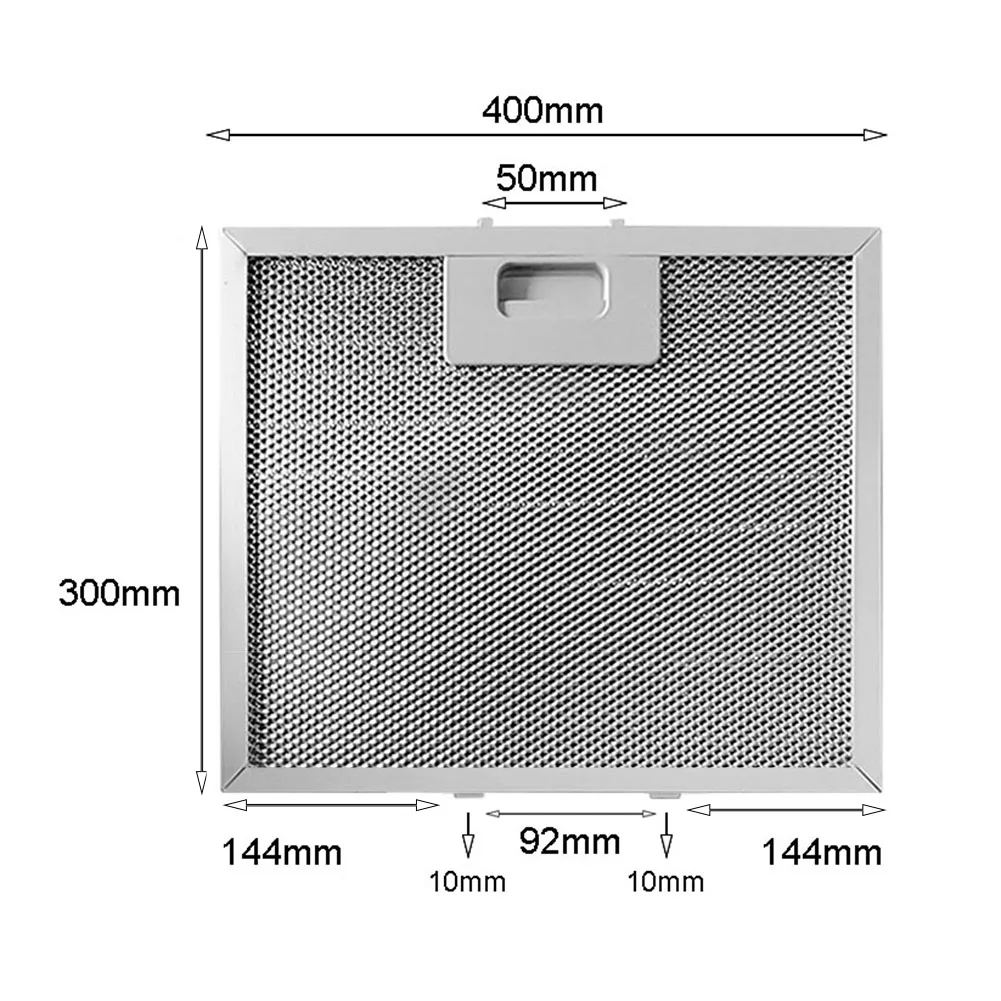 Accessories Filter Grease Filter Stainless Steel 1 Pc 400x300x9mm 5 Layers Easy Installation Metal Filters Hood