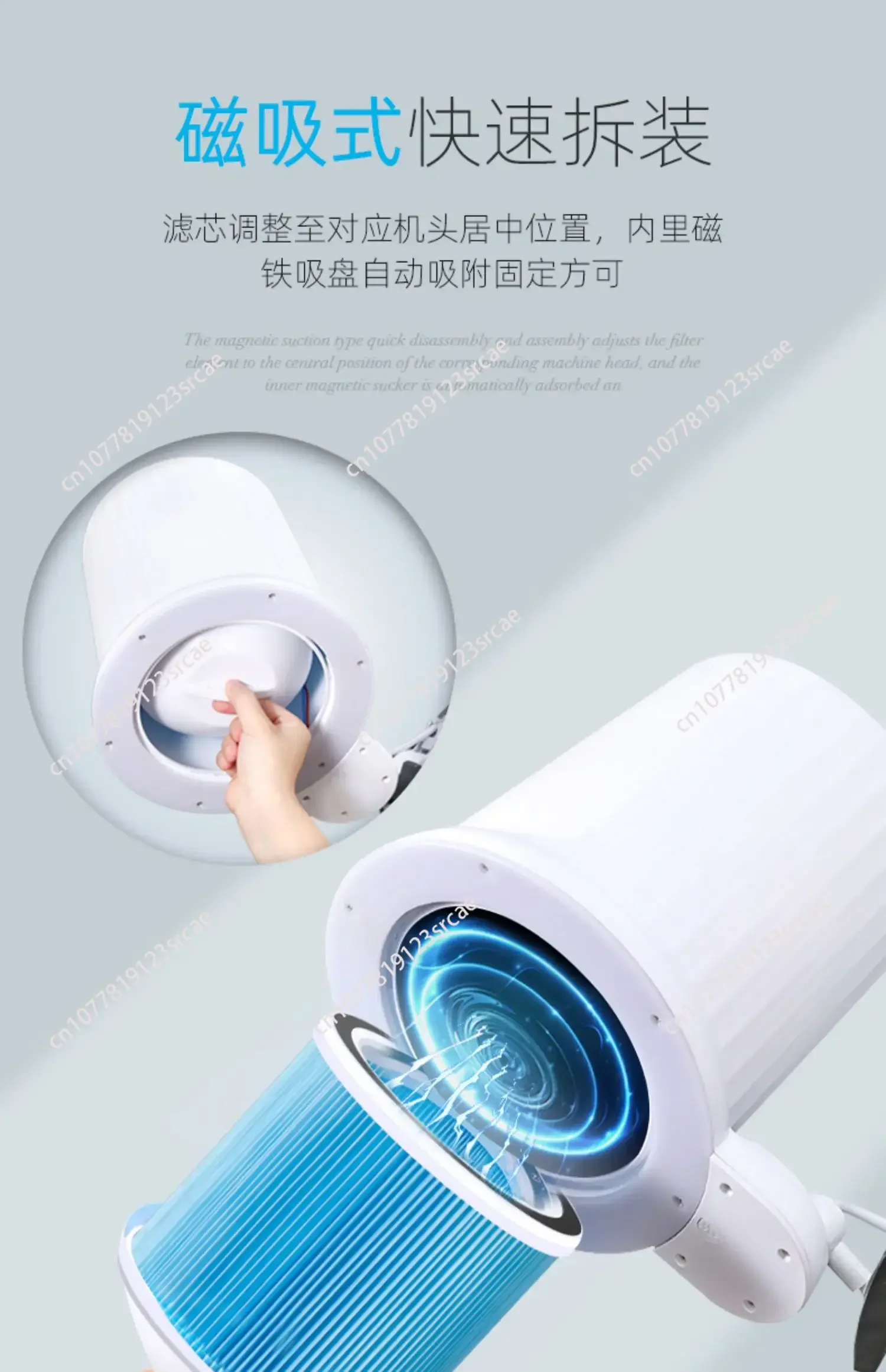 

Высококачественный пылесос для улучшения ногтей, освещение, верхнее всасывание, бесшумное всасывание