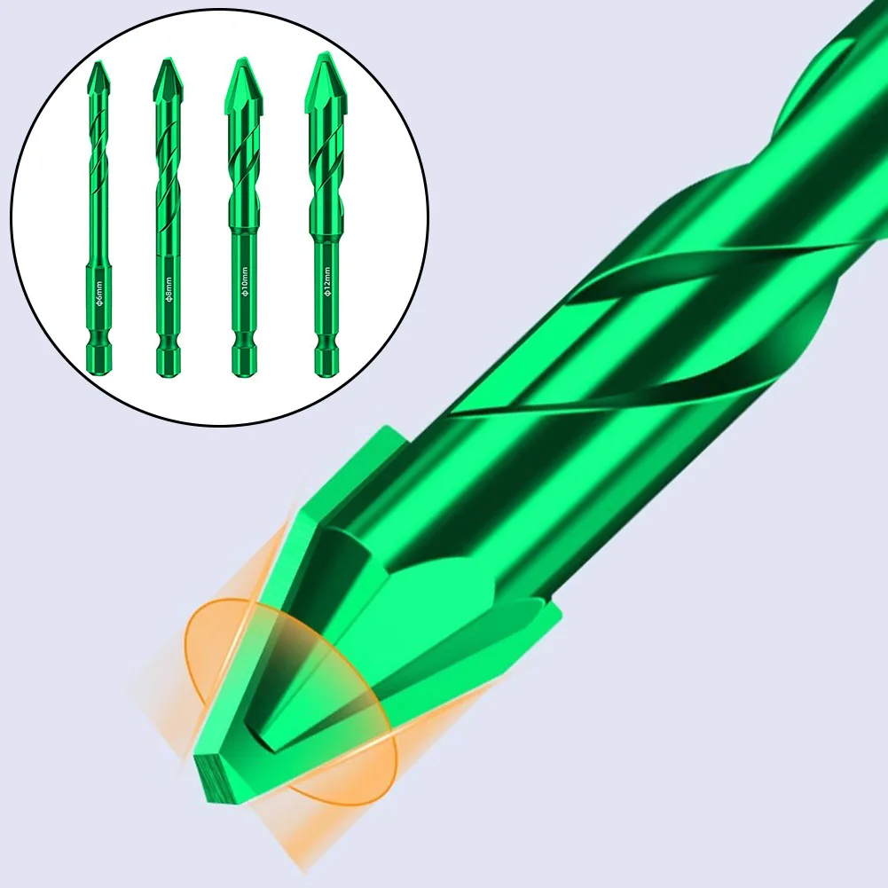 Punching Glass Tile Triangle Rock Drilling Length Specifications Wear Resistance Eccentric Drill High Hardness