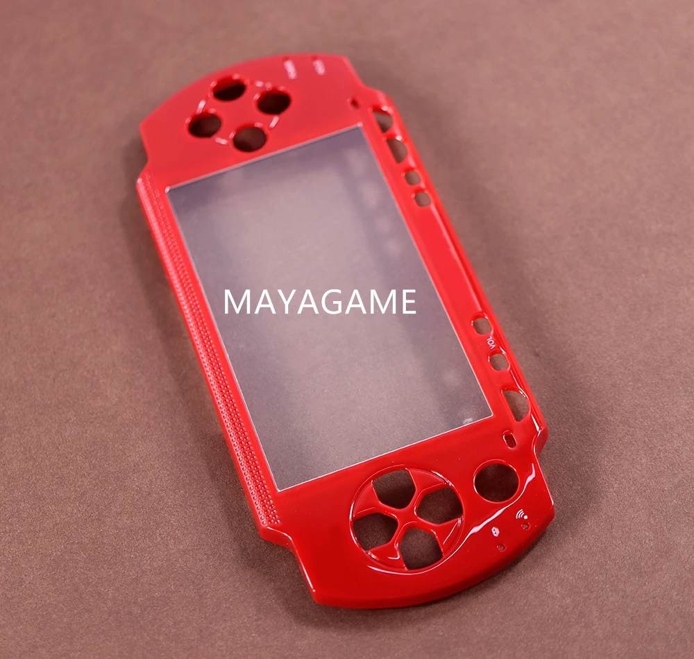 Riparare la parte anteriore nera della custodia della custodia del frontalino anteriore per Sony PSP 1000 PSP1000