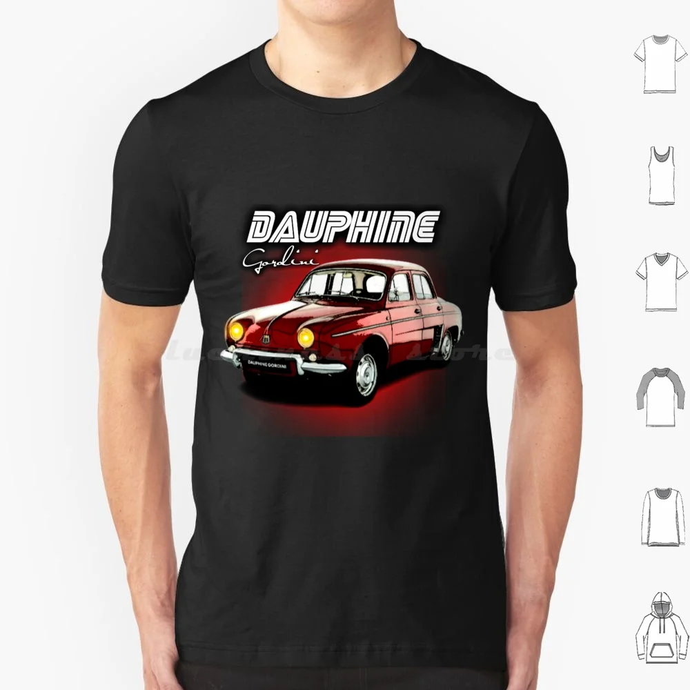 Dauphine Gordini T Shirt Big Size 100% Cotton Dauphine Gordini Dolphin 25 4 4l 5 Karmann Ghia Car Classic Retro Bug Karmann Ghia