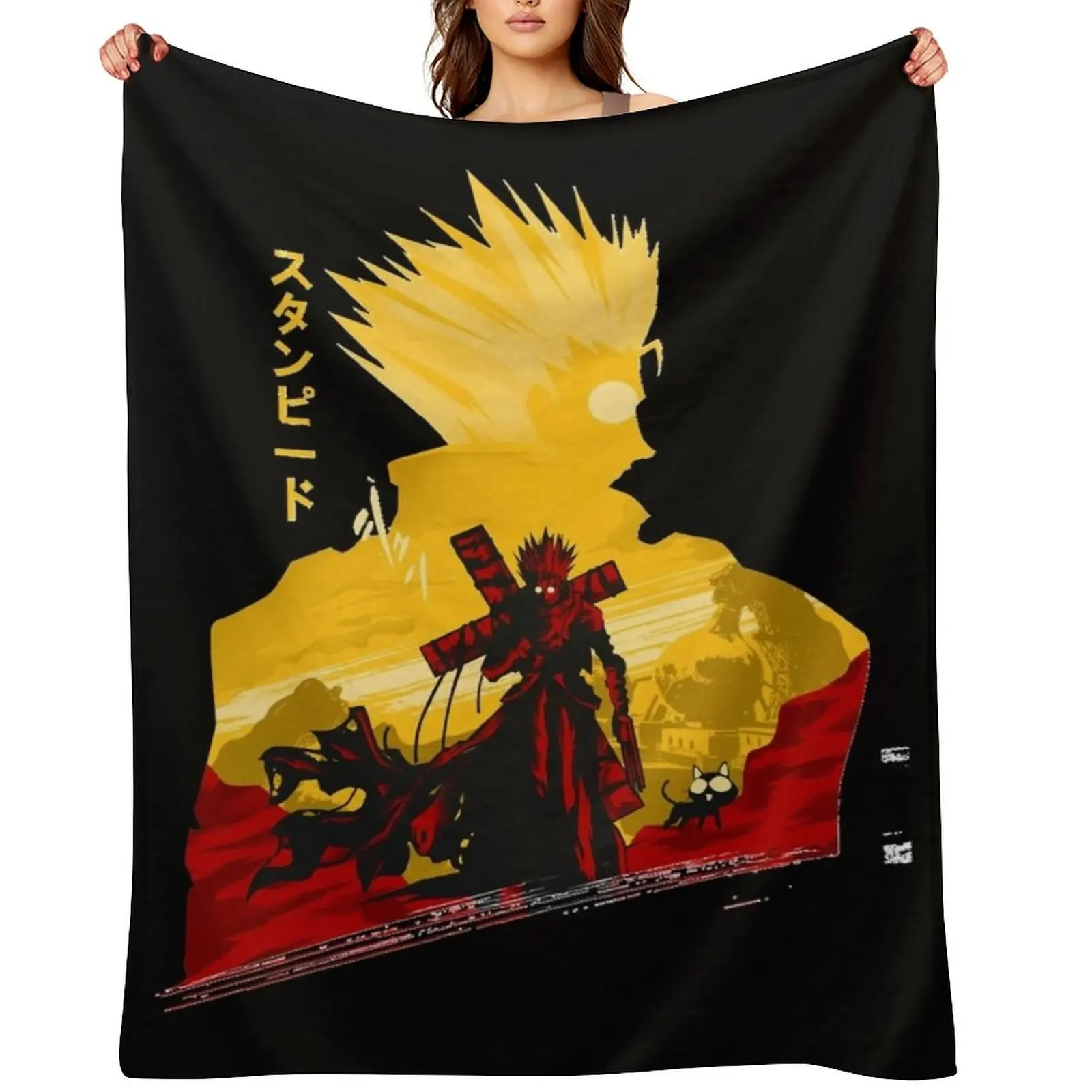 

Humanoid Typhoon Classic Throw Blanket Sleeping Bag Sofa Bed covers Plaid Blankets