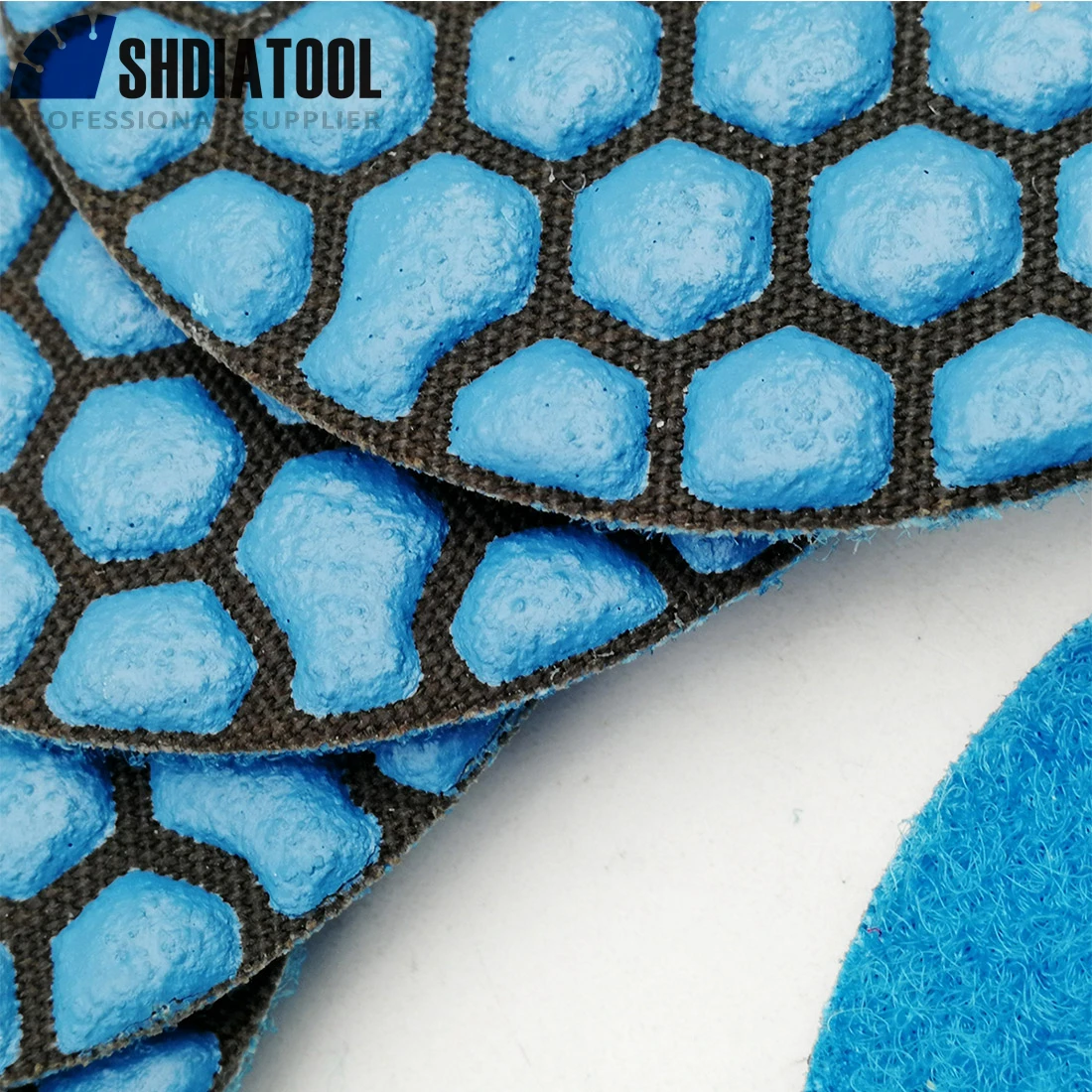 SHDIATOOL 7PK 80mm #50 Khô Miếng đánh bóng đường kính 3 inch Nhựa dán kim cương dẻo Miếng đánh bóng Rất cạnh tranh