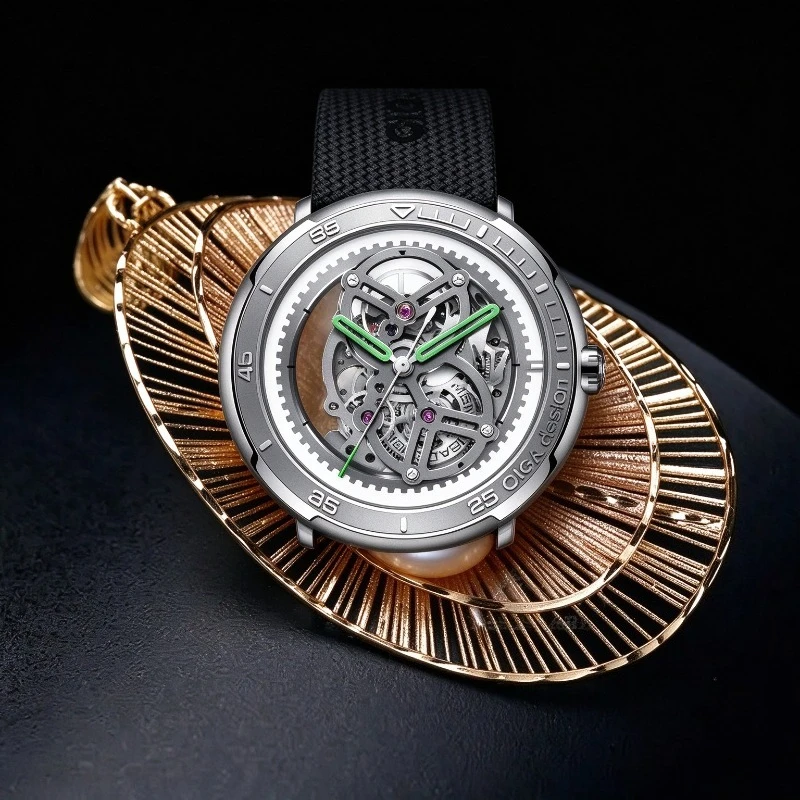 WXK1992-Time Controller Mechanical Watch Double-sided Hollow Watch, Men's Watch Light Luxury Gift