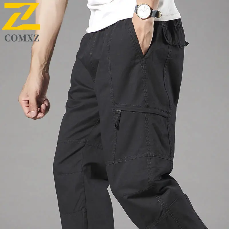 Classic Men's Cargo Pants 2025 New Autumn Trendy Cycling Camping Lightweight Durable Trousers Mountain Trekking Utility Pants