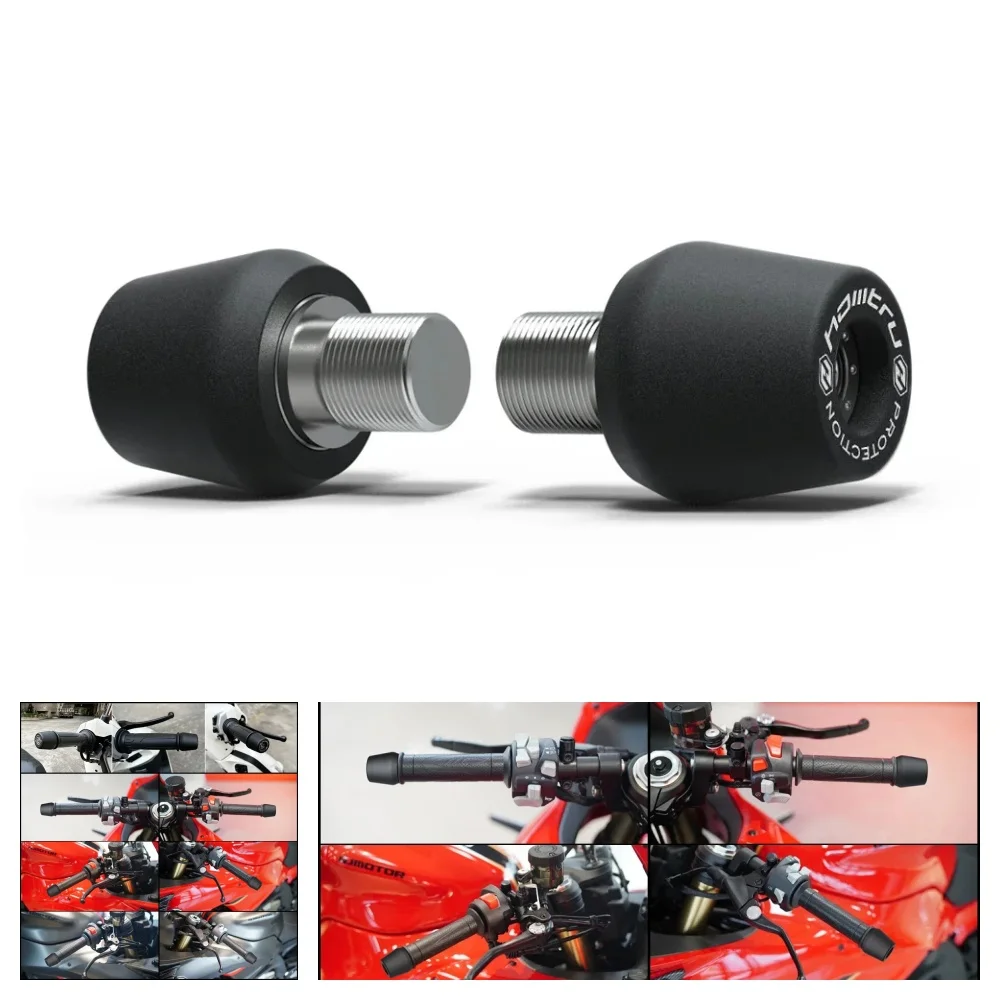 

For Yamaha XSR900 2022-2025 (Non Mirror Version) Motorcycle Handle Bar Grips Ends Handlebar Counterweight Cap Plug Slider