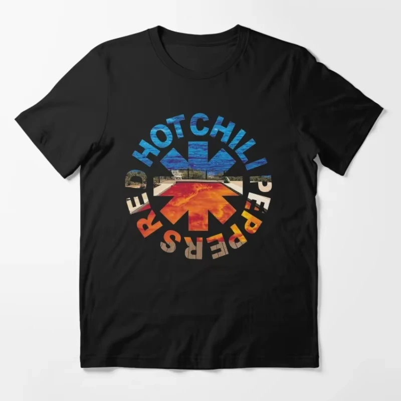 Red Hot Chili Peppers-Camiseta unisex de algodón 100 para hombre, ropa de verano, moda para hombre, manga corta, cuello redondo, talla grande, Y2k
