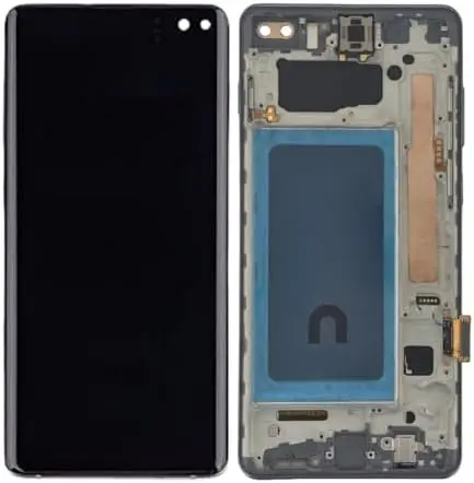 Замена экрана S10 Plus для G975F/G975U/G975W 6,4-дюймовый сенсорный ЖК-дигитайзер, черный