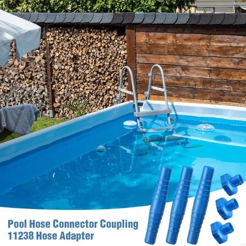 

19QE Pool Hose Adapter Pool Hose Connector Set Plastic Hose Conversion Adapter Suitable for Swimming Pool Vacuum Filter