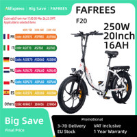 FAFREES F20 ULTRA All Terrain Electric Bike 750W Motor 48V25Ah Mountain Bike Outdoor 20*5.0 Inch Tire  Off-Road Electric Bike