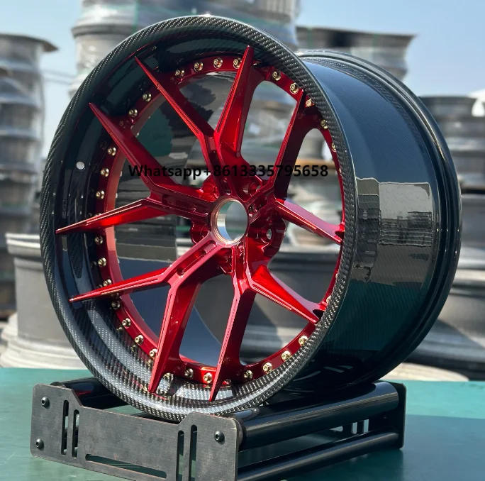 

Factory Price Forged Carbon Wheels 18 22 20 21 19 Inch Wheels 5x112 5X114.3 5X120 2 Piece Forged Wheels