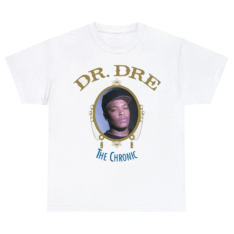 Dr. Dre The Chronic T Shirt Men Street Hip Hop Rap Rnb Grime Tubap Biggie Snoop Casual Cotton Tshirt College Style T-shirt Women