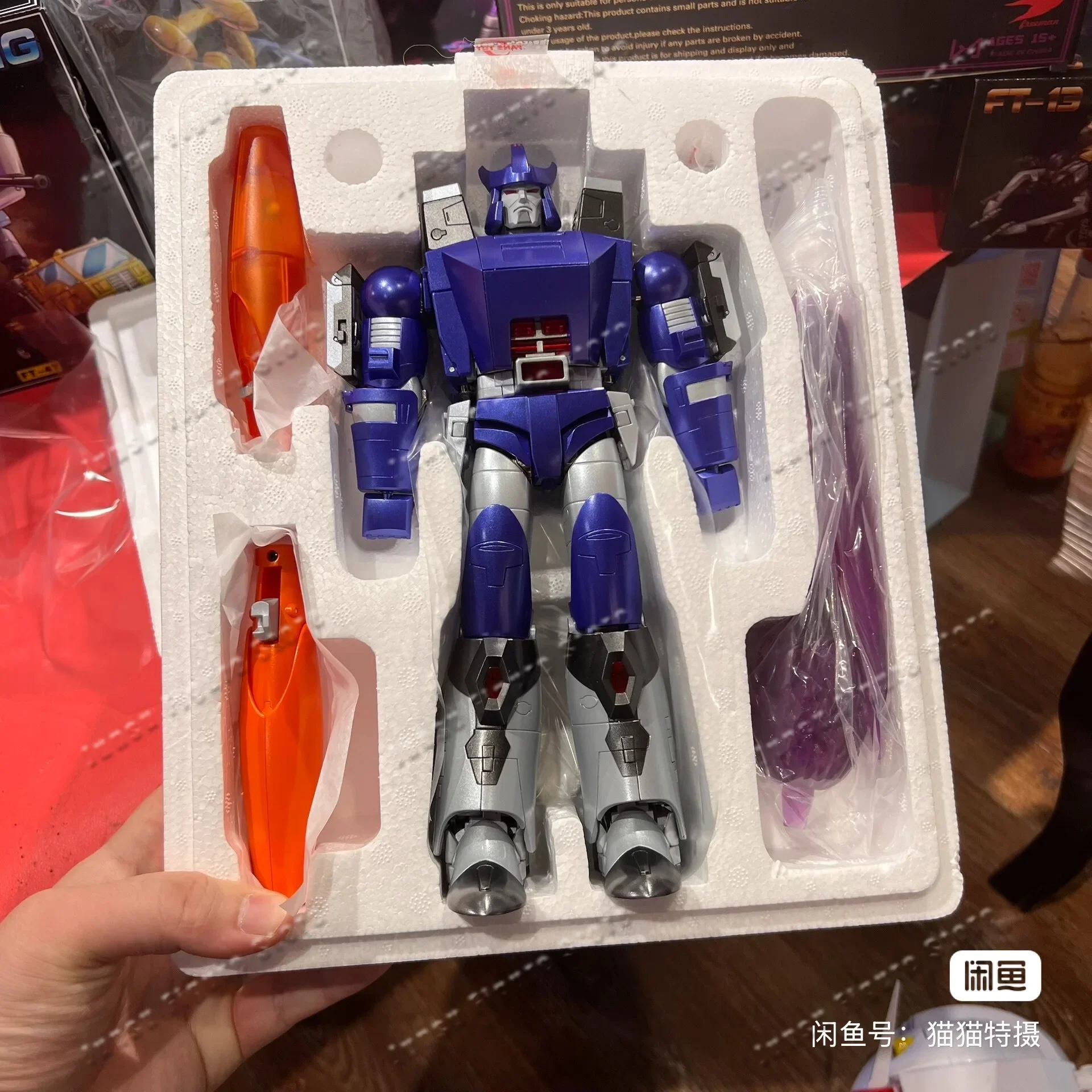 В наличии [100% новый и нераспечатанный] Трансформер FansToys FT-59 FT59 2.0 VER Galvatron SOVEREIGN, фигурка-модель, игрушка