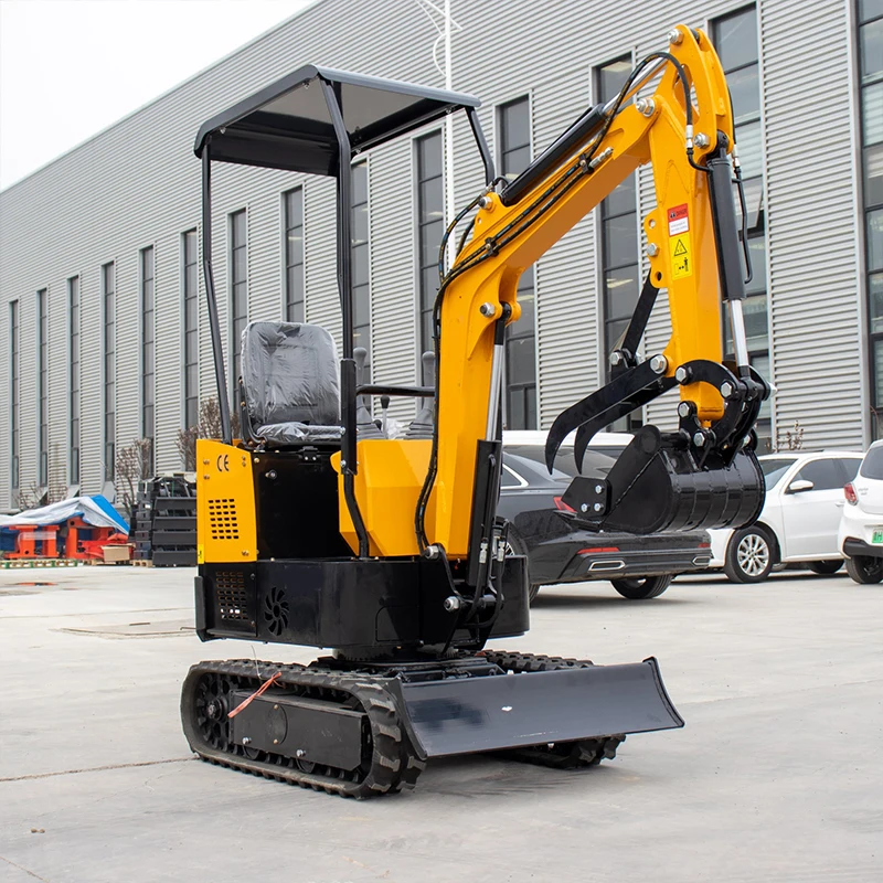 China Shandong Jining Mini Crawler Excavator Earth Digger Hine For Sale