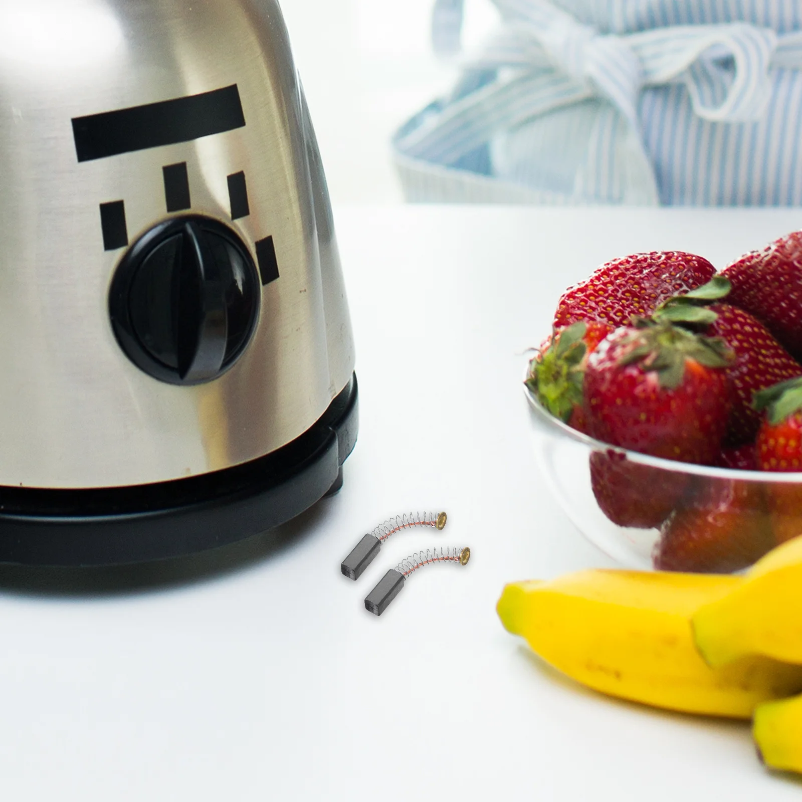 Escova de carbono para fabricante de leite de soja, 5 peças, peça de reposição compatível com vários modelos, aparelho de desempenho estável