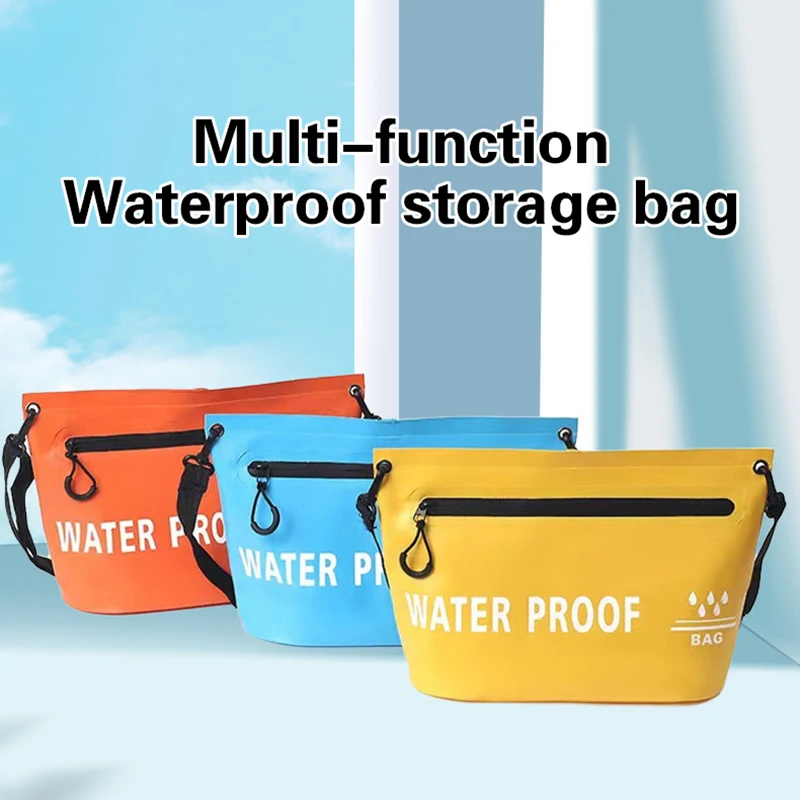 Waterproof Dry Bag Handbag Minimalist Handheld Makeup Bag, One Shoulder Waterproof Swimming Bag, Outdoor Travel Small Toilet Bag