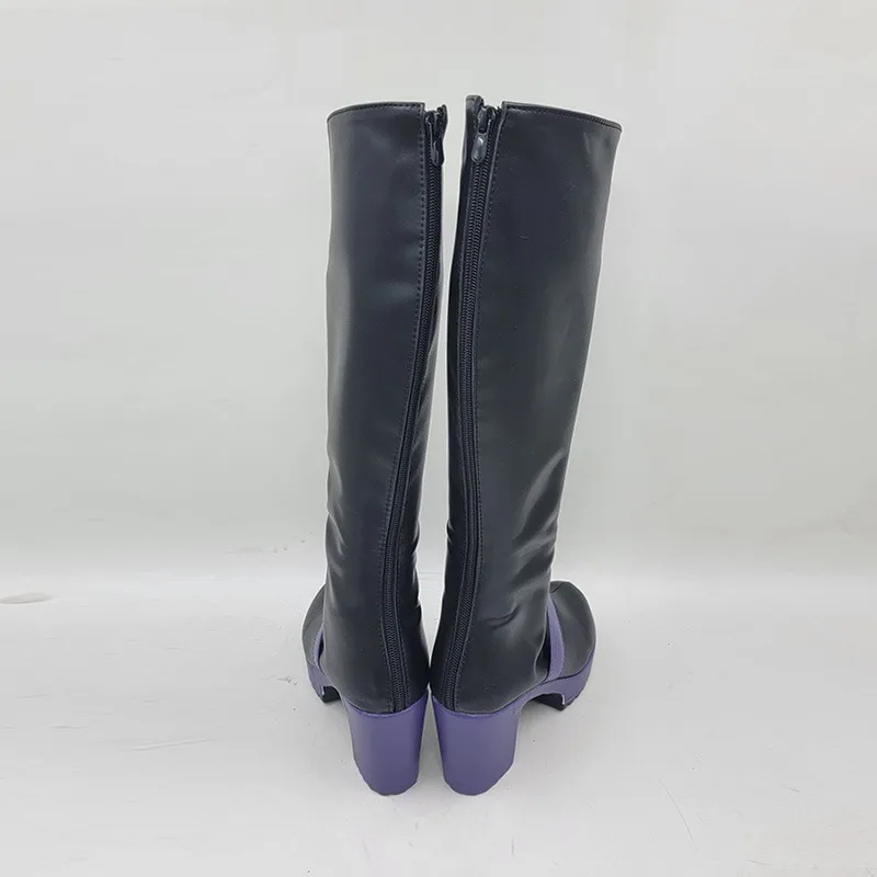 Seele vollerei cosplay sapatos de couro do plutônio botas de carnaval de halloween honkai impacto 3 cosplay adereços feitos sob encomenda