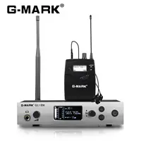 Sistema de Monitor intrauditivo inalámbrico G-MARK G5.1IEM UHF Mono frecuencias de un solo canal seleccionables para Singer puesta en escena DJ