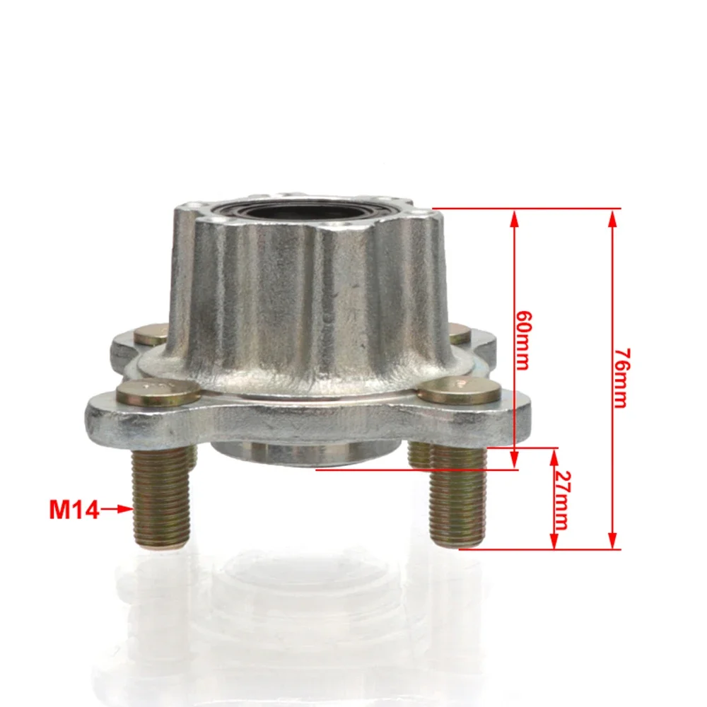 

Передняя ступица дискового тормоза 20 мм-20 мм 100*4 M14, подходит для 150cc 250cc 300cc Buggy Go Kart Mini SUV Karting ATV Quad Bike Parts